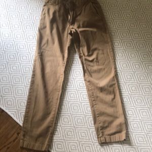 Brooks Brothers Fleece dark khakis